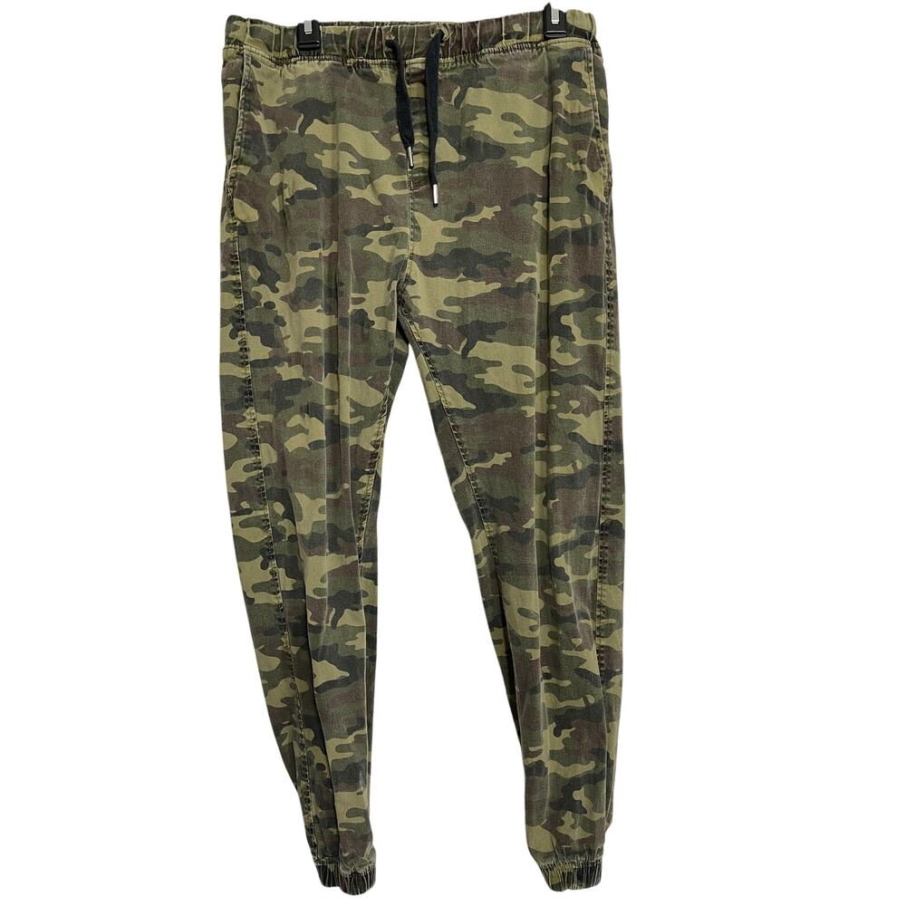 switch Remarkabl Jogger Pants Mens Size S Green Camo Camouflage Drawstring